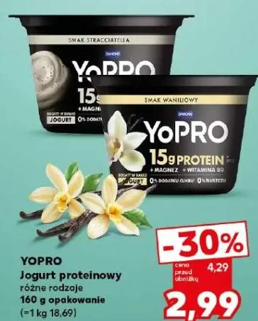 Jogurt proteinowy różne rodzaje 160g opakowanie
