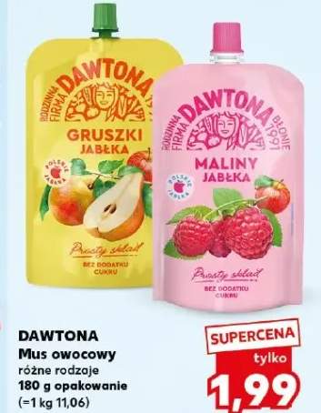 Mus owocowy różne rodzaje