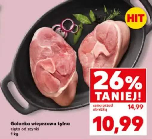 Golonka wieprzowa tylna cięta od szynki