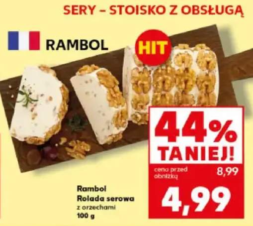 Rambol Rolada serowa z orzechami