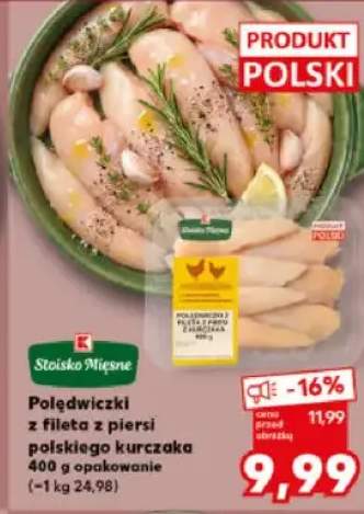 Polędwiczki z fileta z piersi polskiego kurczaka