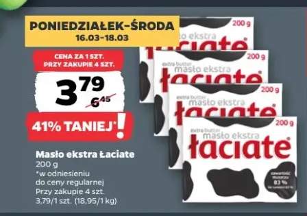 Masło ekstra Łaciate