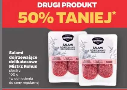 Salami dojrzewające delikatesowe plastry