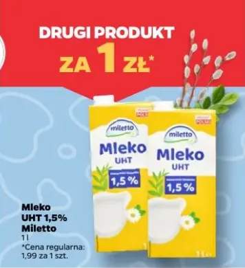 Mleko UHT 1,5%