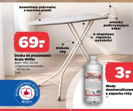 Woda demineralizowana o zapachu róży