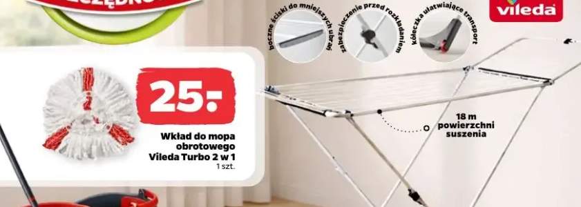 Wkład do mopa obrotowego Turbo 2 w 1