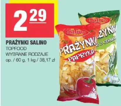 Prażynki Salino Topfood wybrane rodzaje