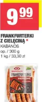 Frankfurterki z cielęciną Kabanos