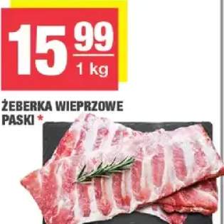 Żeberka wieprzowe paski