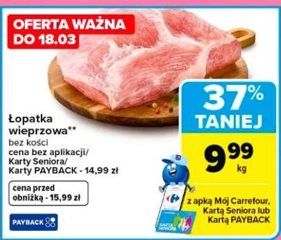 Łopatka wieprzowa bez kości