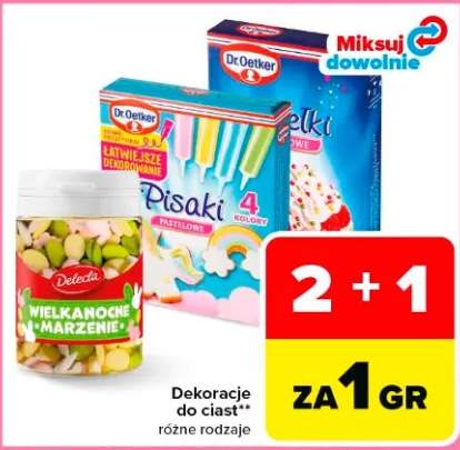 Dekoracje do ciast różne rodzaje