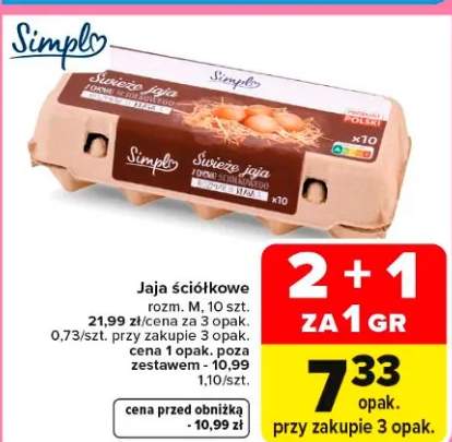 Jaja ściółkowe rozmiar M