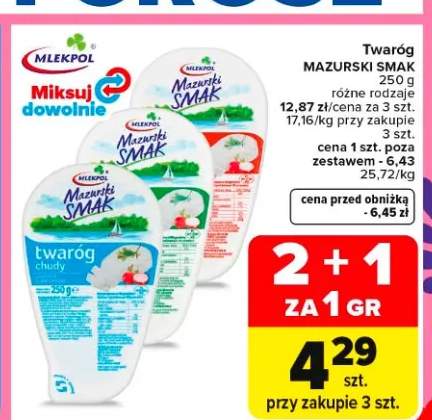 Twaróg mazurski smak różne rodzaje