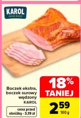 Boczek ekstra, boczek wędzony