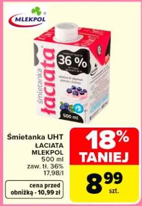 Śmietanka UHT Łaciata