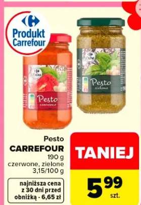 Pesto czerwone, zielone