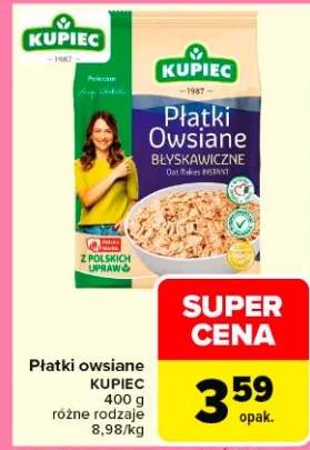 Płatki owsiane błyskawiczne