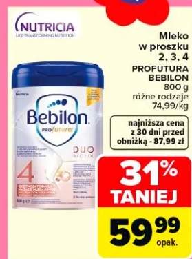 Mleko w proszku 2, 3, 4 PROFUTURA DUO różne rodzaje