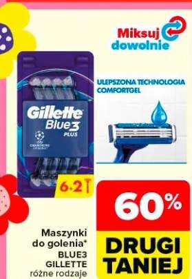 Maszynki do golenia Blue3 różne rodzaje