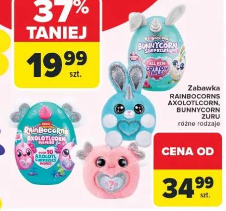 Zabawka Rainbocorns Axolotlcorn, Bunnycorn Zuru różne rodzaje