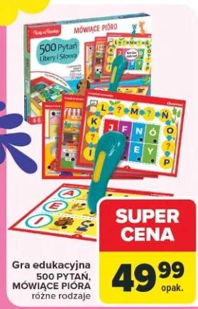 Gra edukacyjna CAROTINA MÓWIĄCE PIÓRA różne rodzaje