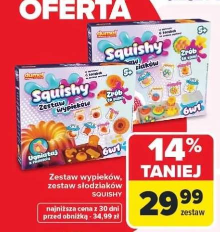 Zestaw wypieków, zestaw słodziaków SQUISHY