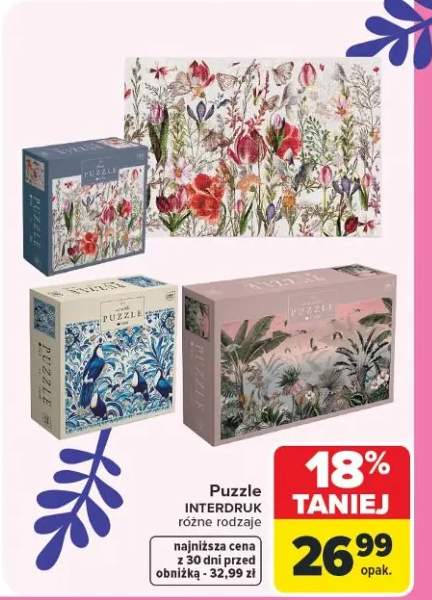Puzzle Interdruk różne rodzaje