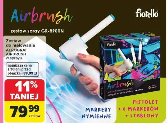 Zestaw do malowania AEROGRAF AIRBRUSH w sprayu