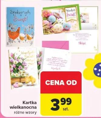 Kartka wielkanocna różne wzory
