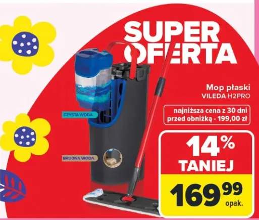 Mop płaski Vileda H2Pro