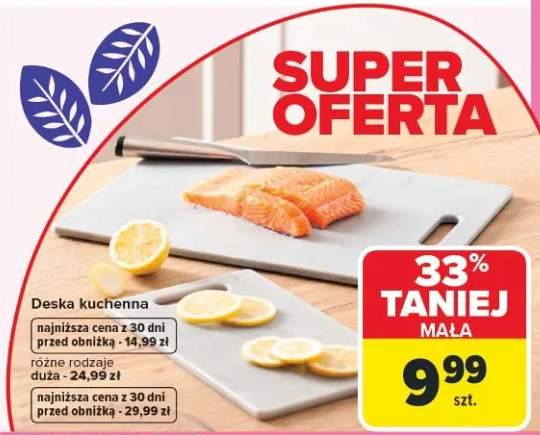 Deska kuchenna różne rodzaje duża