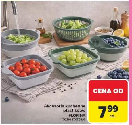 Akcesoria kuchenne plastikowe różne rodzaje