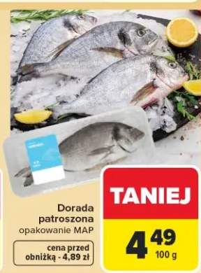 Dorada patroszona opakowanie MAP