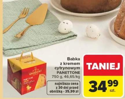 Babka z kremem cytrynowym