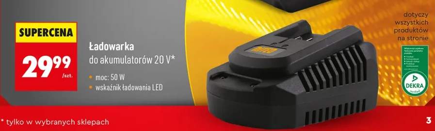 Ładowarka do akumulatorów 20 V
