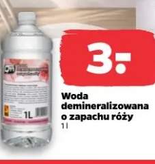 Woda demineralizowana o zapachu róży