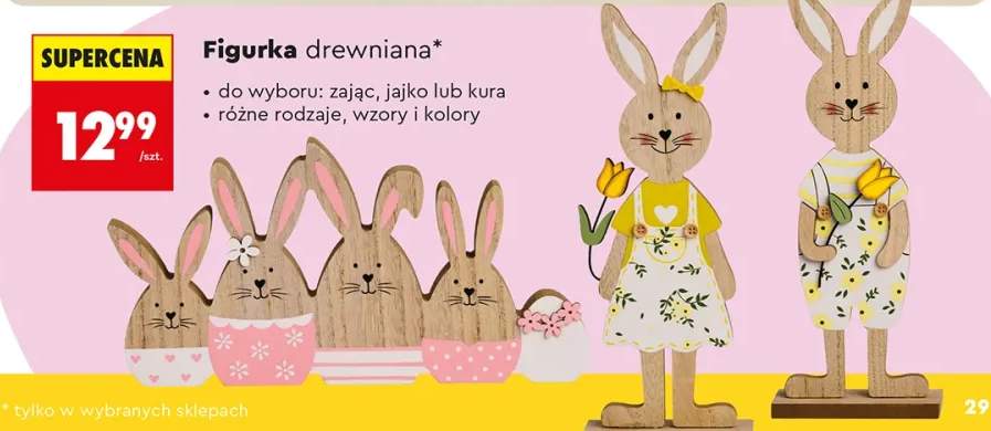 Figurka drewniana, różne rodzaje