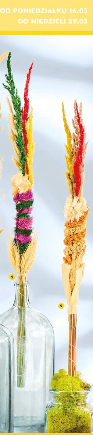 Palma wielkanocna o wys. 60 cm