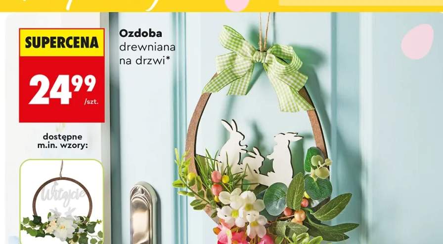 Ozdoba drewniana na drzwi