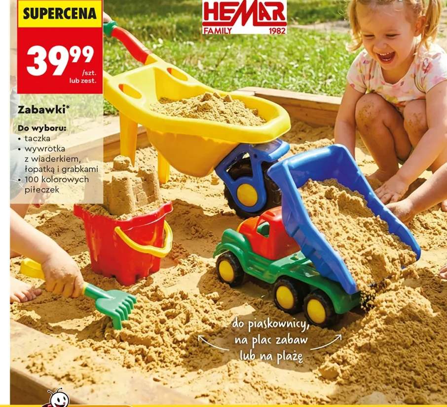 zabawki do piaskownicy