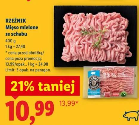 Mięso mielone ze schabu