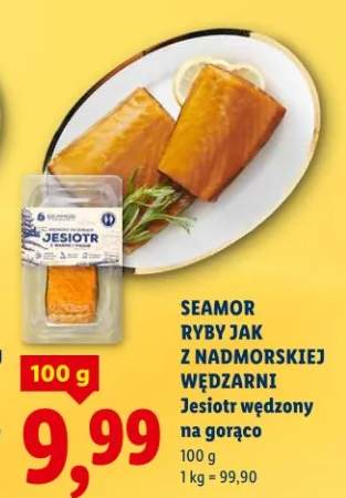 Jesiotr wędzony na gorąco