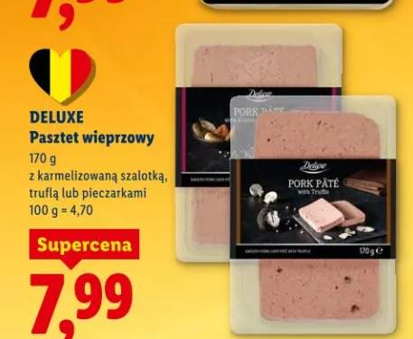 Pasztet wieprzowy z karmelizowaną szalotką, truflą lub pieczarkami