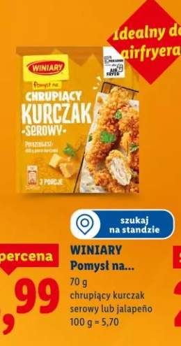 Pomysł na chrupiący kurczak serowy lub jalapeno