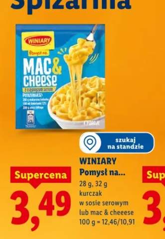 Pomysł na kurczak w sosie serowym lub mac & cheeese