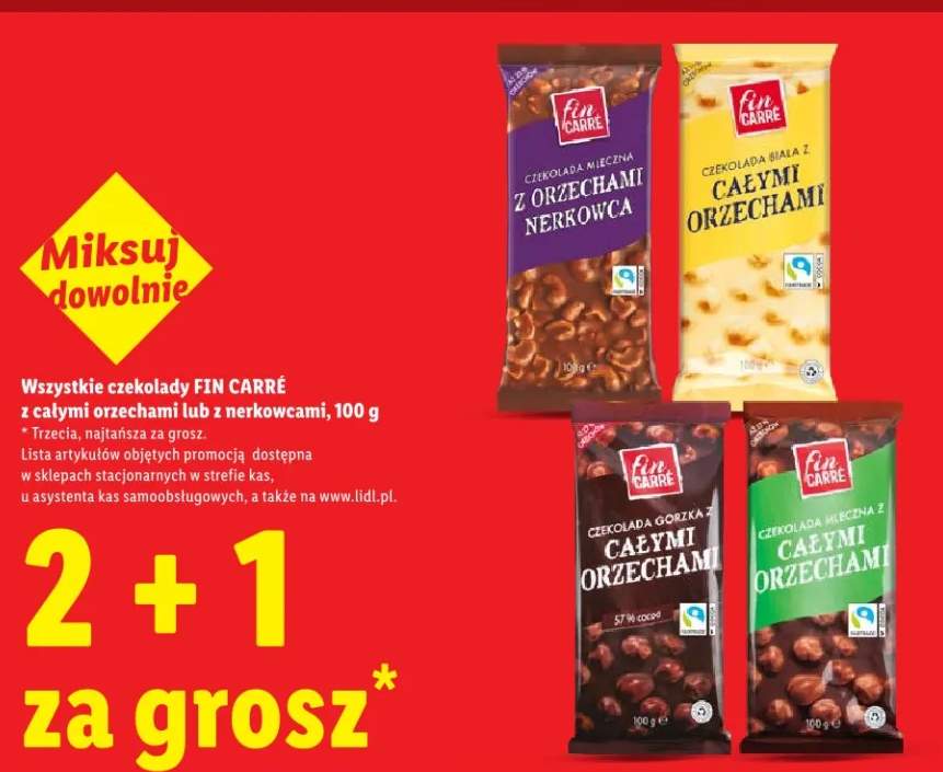 Czekolada biała z całymi orzechami