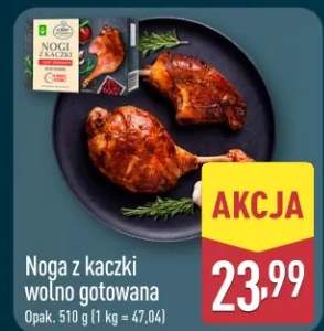 Noga z kaczki wolno gotowana