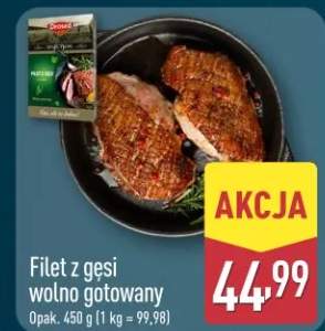 Filet z gęsi wolno gotowany