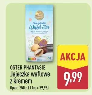 Jajeczka waflowe z kremem