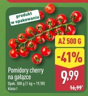 Pomidory cherry na gałązce
